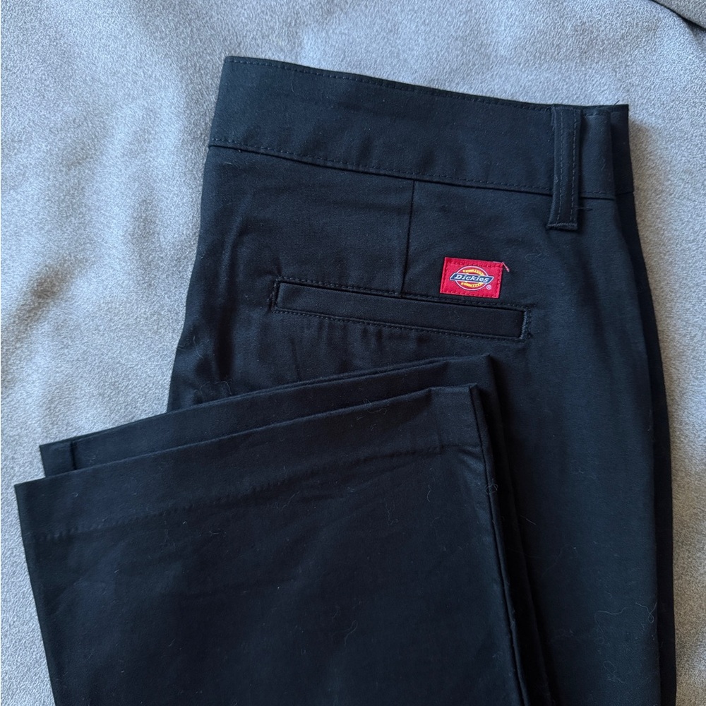 Dickies Women's Black Straight Leg Pants